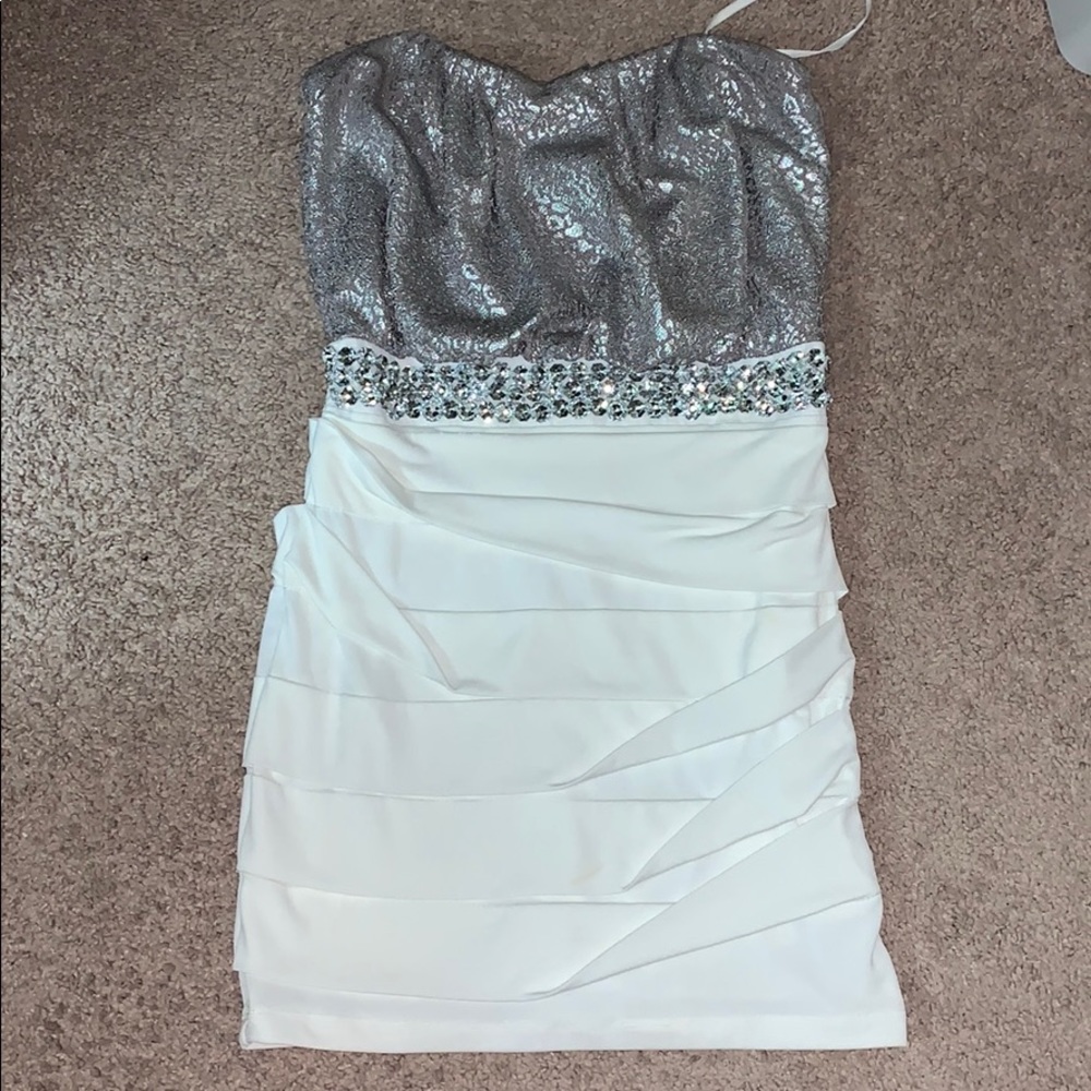 Fancy white dress